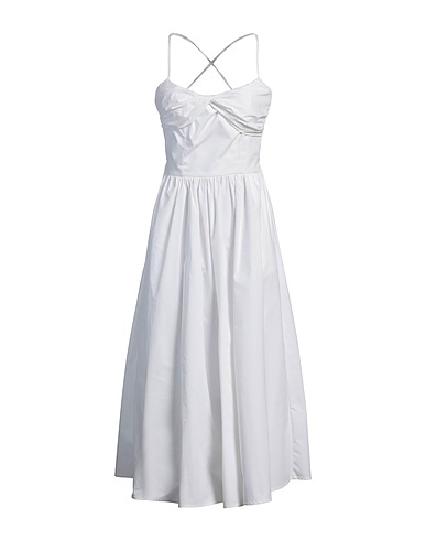 DEPARTMENT 5 Midi dress White 100% Cotton