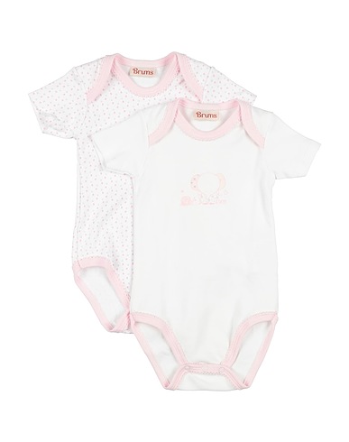 BRUMS Baby bodysuit White 100% Cotton