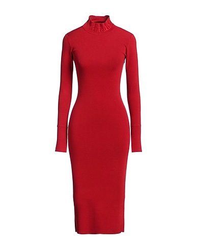 PATRIZIA PEPE Midi dresses 37% Lyocell, 28% Viscose, 20% Polyamide, 13% Cotton, 2% Elastane