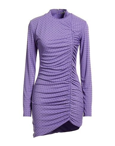 PATRIZIA PEPE Robe courte Mauve 100% Polyester, Verre