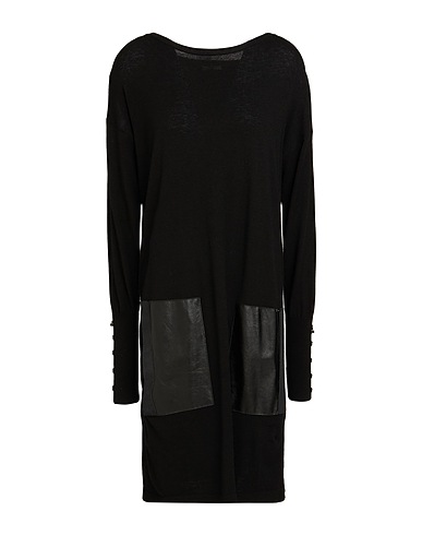 LIU •JO Sheath dress Black 62% Viscose, 38% Polyester, Polyester resin