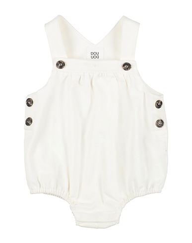 DOUUOD Strampelanzug für Babys Weiß 97% Baumwolle, 3% Elastan