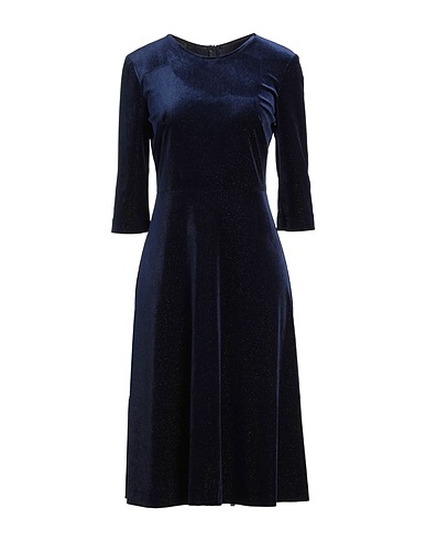 24.25 Midi dress Navy blue 90% Polyester, 10% Elastane