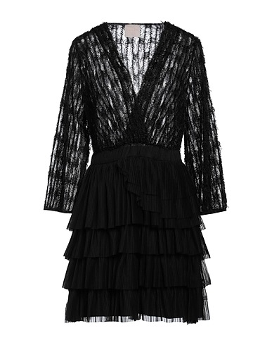 GIORGIA  & JOHNS Short dress PREVIEW Black 100% Polyester