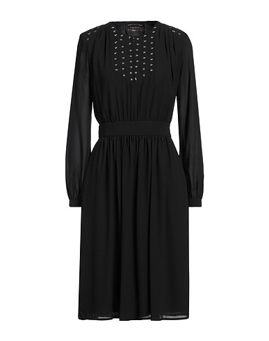 ALESSIA SANTI Midi dress Black 100% Polyester