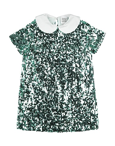 DOUUOD Vestito Verde chiaro 100% Poliammide, Cotone