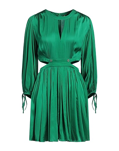 MAJE Short dress Green 100% Viscose