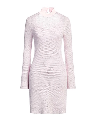 MAJE Short dress Pink 46% Polyester, 35% Viscose, 15% Polyamide, 4% Polyethylene