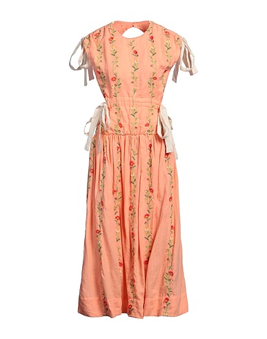 AGUA by AGUA BENDITA Robe longue Saumon 100% Lin