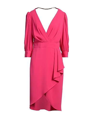 HANITA Midi dress H COUTURE Fuchsia 100% Polyester