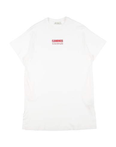 FENDI Dress White 100% Cotton