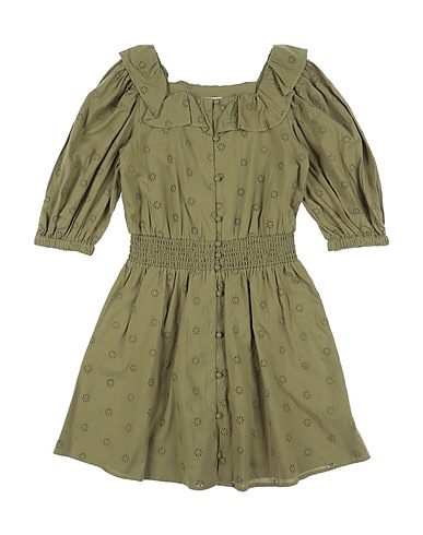 SCOTCH R'BELLE Vestito Verde militare 100% Cotone organico, Cotone