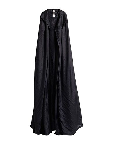 RICK OWENS Cape Black 100% Silk
