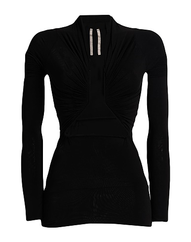 RICK OWENS Top Black 96% Cupro, 4% Elastane