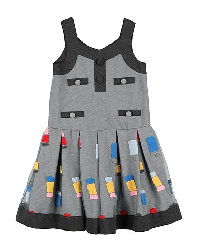 MIMISOL Dress Grey 60% Rayon, 35% Polyamide, 5% Elastane