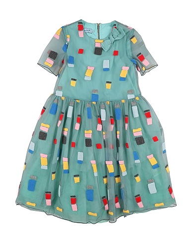 MIMISOL Dress Sage green 100% Polyamide, Polyester