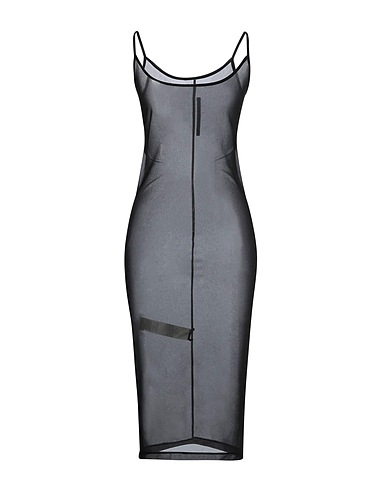 RICK OWENS LILIES Vestito midi Nero 100% Poliestere
