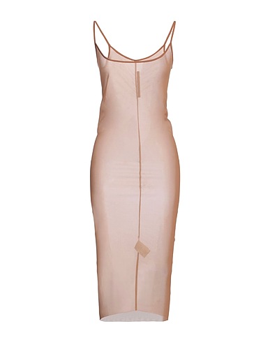 RICK OWENS LILIES Midi dress Camel 100% Polyester