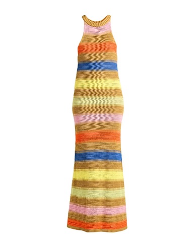 ROBERTO COLLINA Long dress Sand 100% Cotton