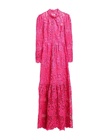 SELF-PORTRAIT Long dress Pink 100% Polyester