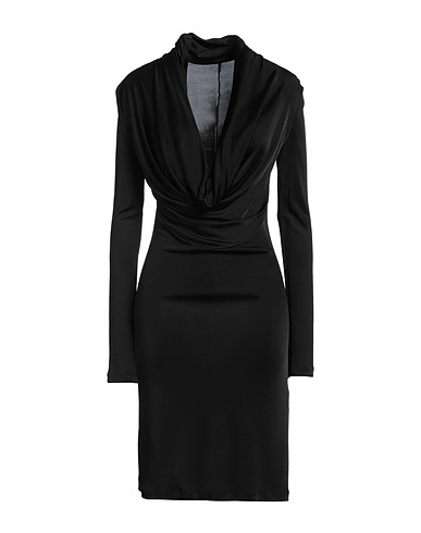 HELMUT LANG Κοντό φόρεμα Μαύρο 100% Βισκόζη