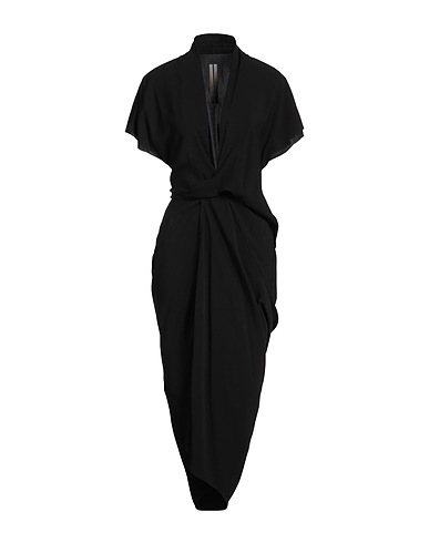 RICK OWENS Elegant dress Black 84% Viscose, 16% Acetate