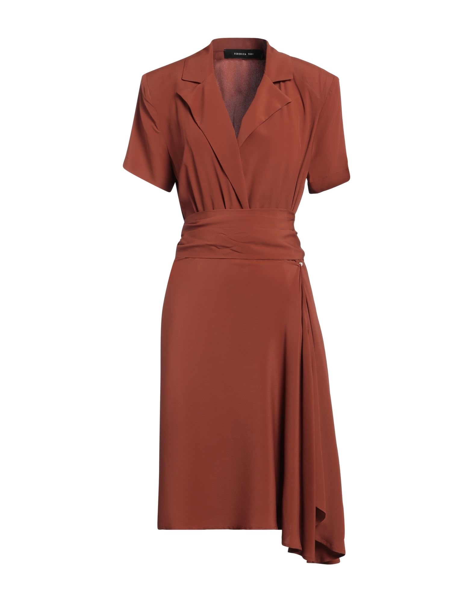 FEDERICA TOSI | Brown Women's Shirt Dress | YOOX