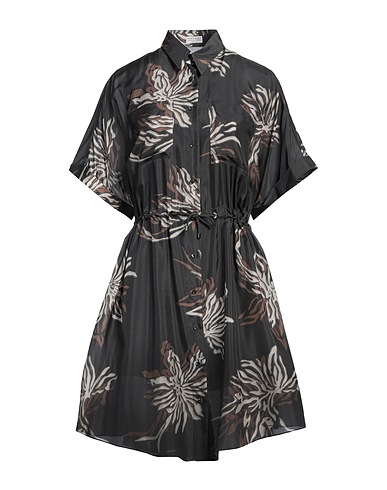 BRUNELLO CUCINELLI Short dress 100% Silk, Brass