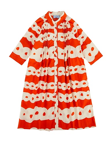 MIMISOL Dress Orange 100% Cotton
