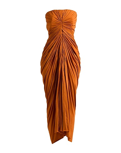 RICK OWENS Elegant dress Tan 100% Cotton