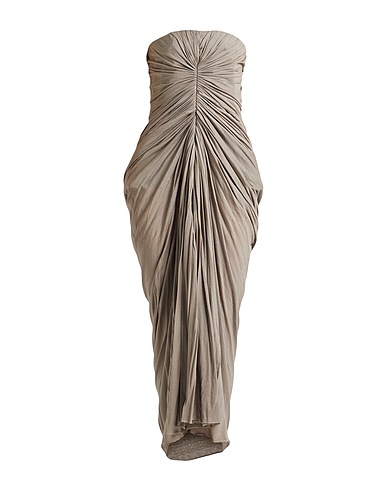 RICK OWENS Elegant dress Grey 100% Cotton