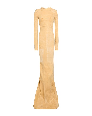 RICK OWENS Denim dress Sand 85% Cotton, 10% Polyester, 5% Elastane
