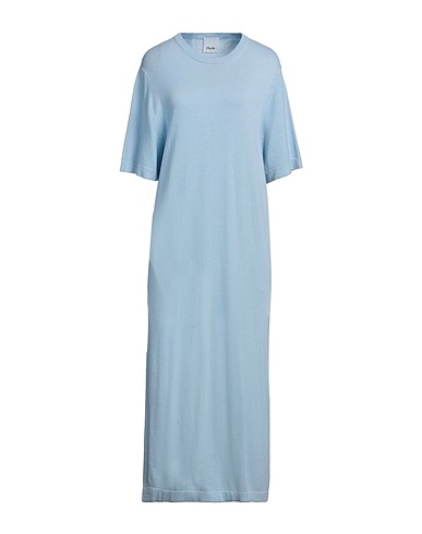 ALLUDE Knit dress Sky blue 70% Virgin Wool, 30% Cashmere