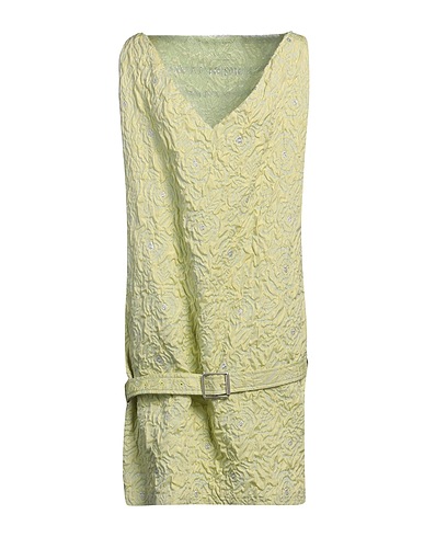 RAF SIMONS Midi dress Light green 62% Polyester, 28% Acetate, 7% Polyacrylic, 3% Metallic fiber