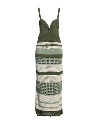 JOHANNA ORTIZ Vestito estivo Verde militare 80% Poliammide, 20% Elastan