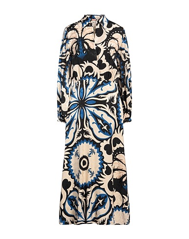 JOHANNA ORTIZ Vestito chemisier Beige 100% Seta