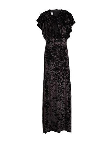 MOSCHINO JEANS Long dress Black 93% Polyester, 7% Elastane