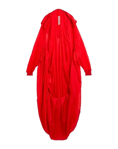 RICK OWENS Full-length jacket Red 100% Silk