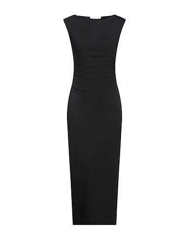 CARACTÈRE Midi dress Black 68% Viscose, 27% Polyamide, 5% Elastane