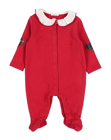 LE BEBÉ Baby jumpsuit Red 94% Cotton, 6% Elastane
