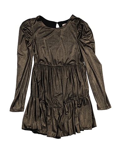 ANIYE BY Dress GIRL Bronze 95% Polyester, 5% Elastane