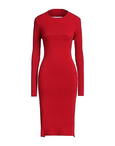 RICK OWENS Tubino Rosso 63% Viscosa, 27% Poliestere, 7% Poliammide, 3% Elastan