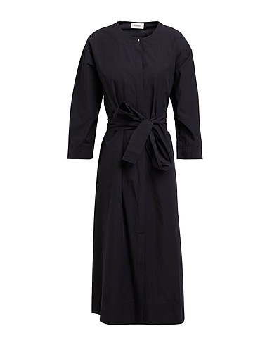OTTOD'AME Midi dress Black 100% Cotton