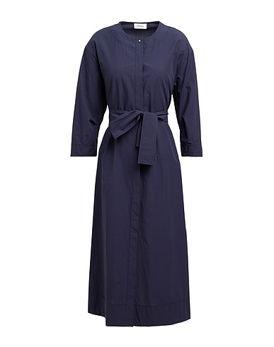 OTTOD'AME Midi dress Midnight blue 100% Cotton