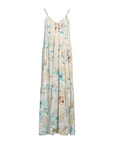 KAOS Long dress Beige 100% Cotton