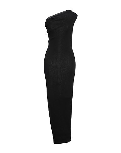 RICK OWENS Knit dress Black 100% Virgin Wool