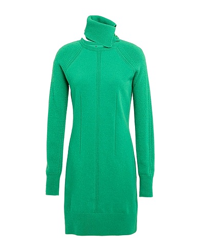 ERMANNO SCERVINO Tubino Verde 63% Lana, 27% Cachemire, 9% Poliammide, 1% Elastan