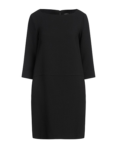 ANTONELLI Sheath dress Black 100% Virgin Wool