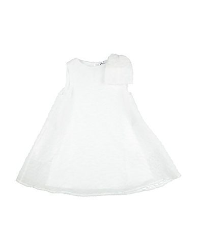 DOUUOD Vestito Bianco 44% Cotone, 33% Poliammide, 23% Poliestere