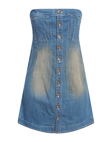 ACT N°1 Vestito corto Blu 96% Cotone, 4% Elastan